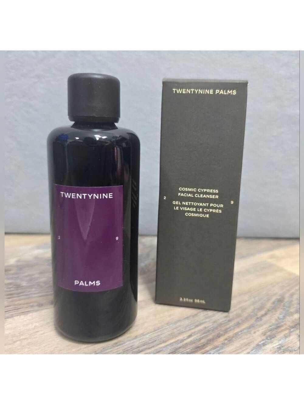 Twentynine Palms Cosmic Cypress Facial Cleanser 3.3 oz | Luxury Gel Cleanser New